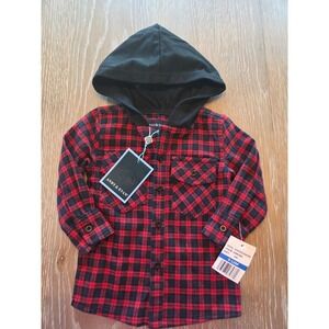 Andy and evan baby boy hooded sweater size 9-12 mos